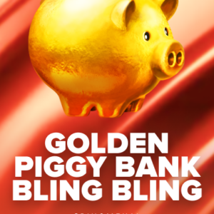 Golden Piggy Bank - Bling Bling
