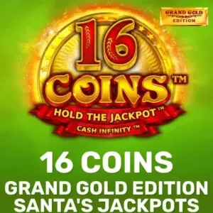 16 Coins Grand Gold Edition Santa's Jackpots