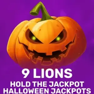 9 Lions Hold the Jackpot Halloween Jackpots